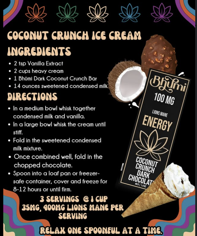 Bhūmi Coconut Crunch Ice Cream