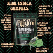 Kiwi Indica Live Resin Gummies (Delta-9)